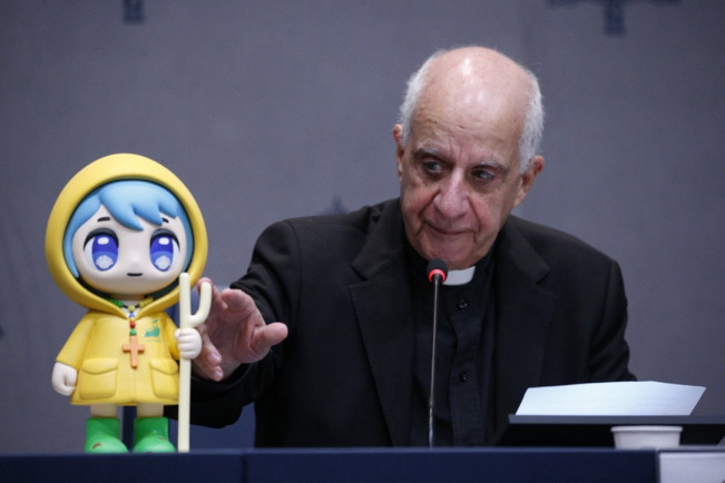 Mengenal Luce dan Teman-teman, Maskot Anime Lucu dari Vatikan yang Dipajang di Gereja Katedral